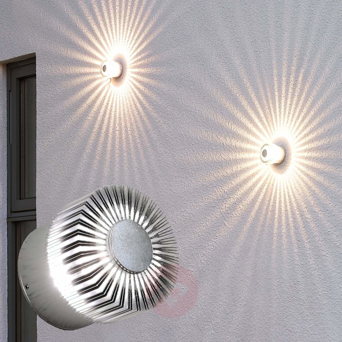 Konstsmide MONZA lampa ścienna LED Aluminium, 1-punktowy 7900-310-DO1
