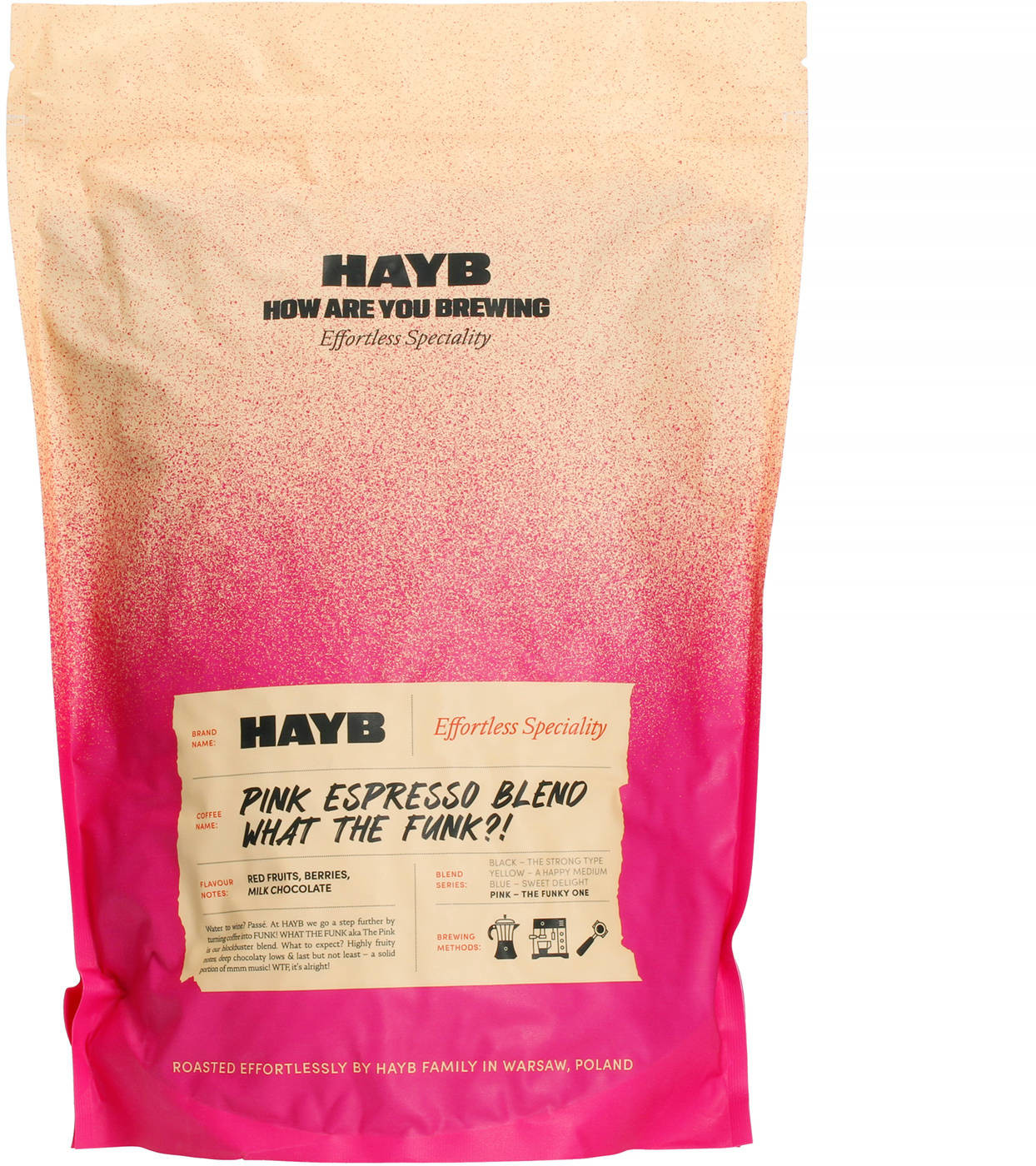 HAYB kawa ziarnista HAYB PINK espresso blend 1000g CRPINK1