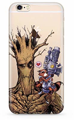 ERT GROUP Oryginalne i oficjalnie licencjonowane etui Marvel Guardians of the Galaxy do iPhone 6, iPhone 6S, etui, obudowa z tworzywa sztucznego TPU, chroni przed uderzeniami i zarysowaniami MPCROC2219