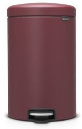 Brabantia Kosz na śmieci pedałowy NewIcon 20l windsor red 115905