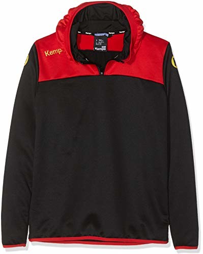 Kempa męska bluza z kapturem Emotion 2.0 Quarter Zip, czarny, xxl