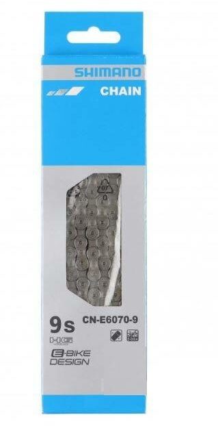 Shimano Łańcuch CN-E6070 138-ogniw 9-rzędowy E-Bike 143111