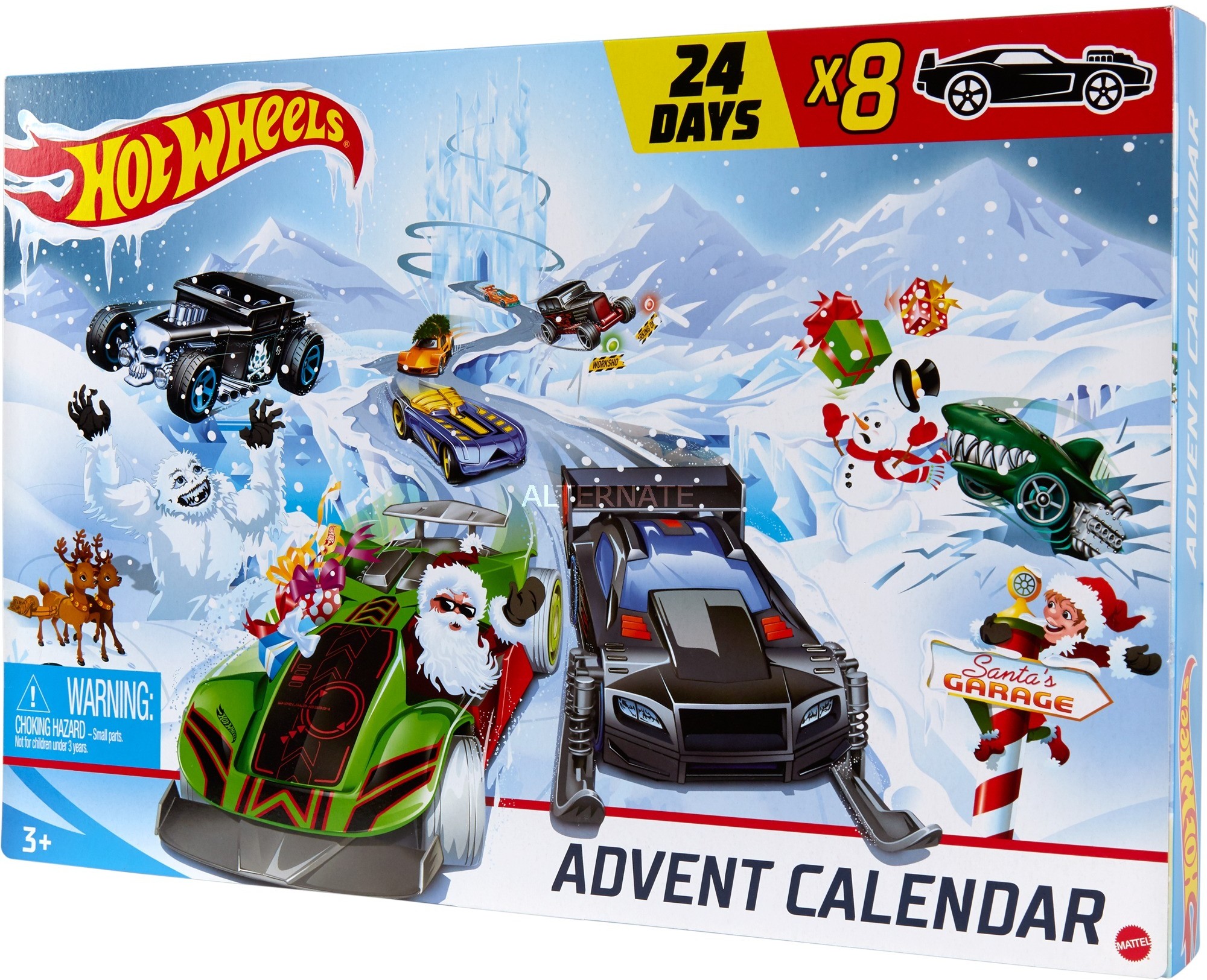 Mattel HOT WHEELS Kalendarz adwentowy GJK02