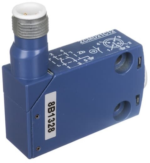 Schneider Electric Korpus wyłącznika krańcowego 1R 1Z migowy metal M12 5-pinowe) ZCMD21C12