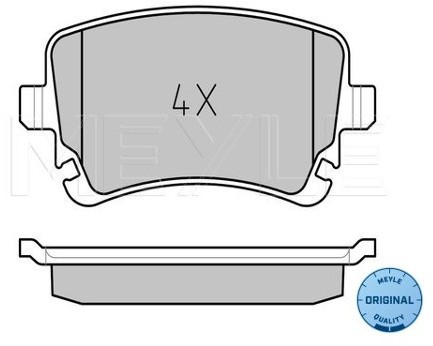 Wulf Gaertner Autoparts Zestaw klocków hamulcowych, hamulce tarczowe Wulf Gaertner Autoparts 025 233 2617