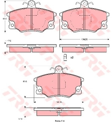 TRW KFZ Ausruestung GmbH) KFZ Ausruestung GmbH) GDB1223 GDB1223