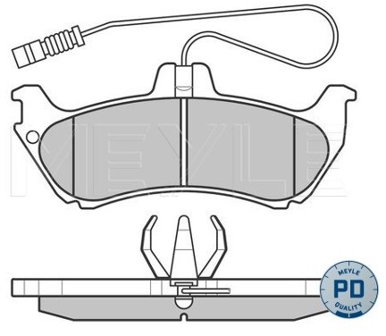 Wulf Gaertner Autoparts Zestaw klocków hamulcowych, hamulce tarczowe Wulf Gaertner Autoparts 025 231 9017/PD