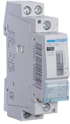 Hager Przekaźnik instalacyjny 1NO+1NC 16A 230V ERC218 ERC218