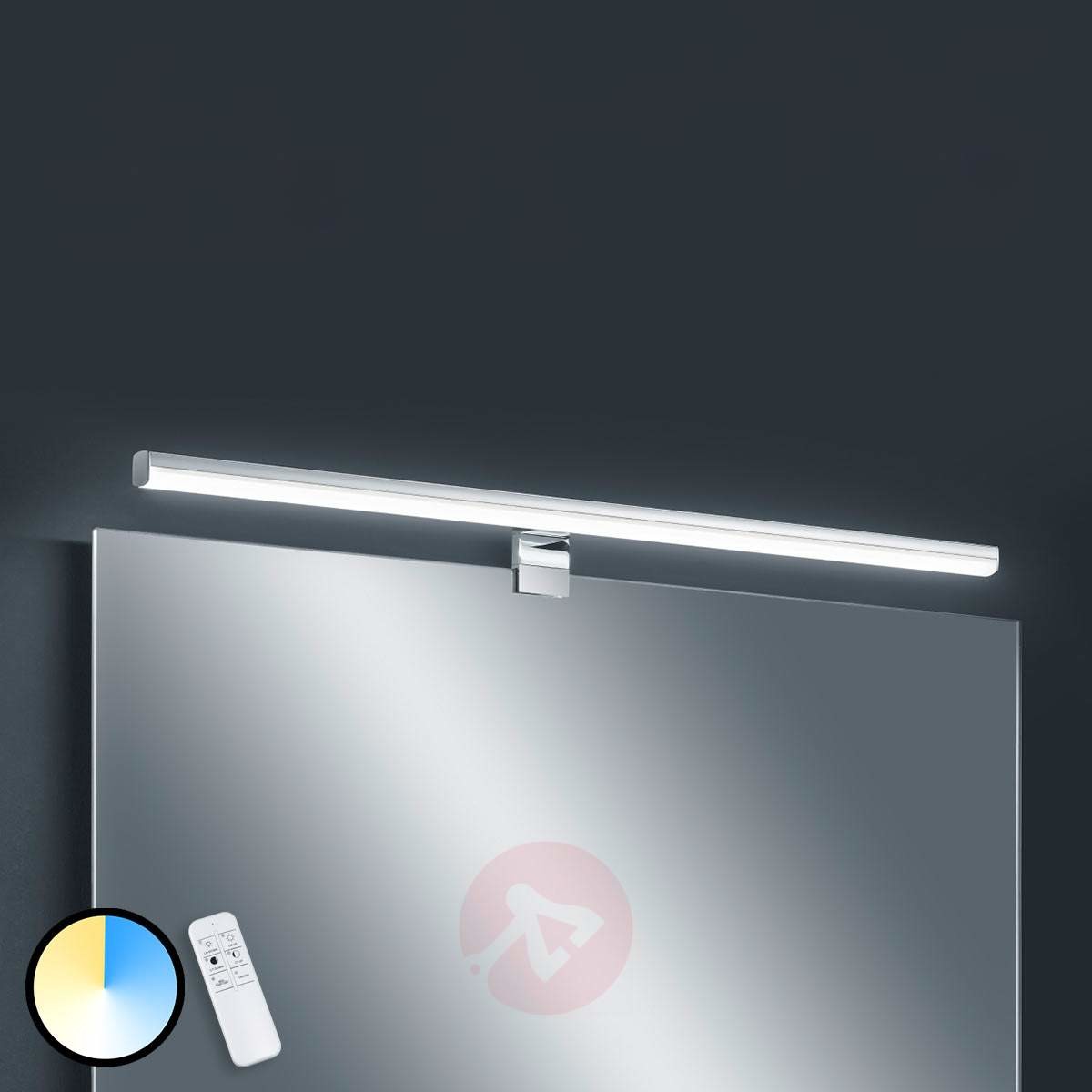 Kinkiet LED Gaia 79cm, z pilotem