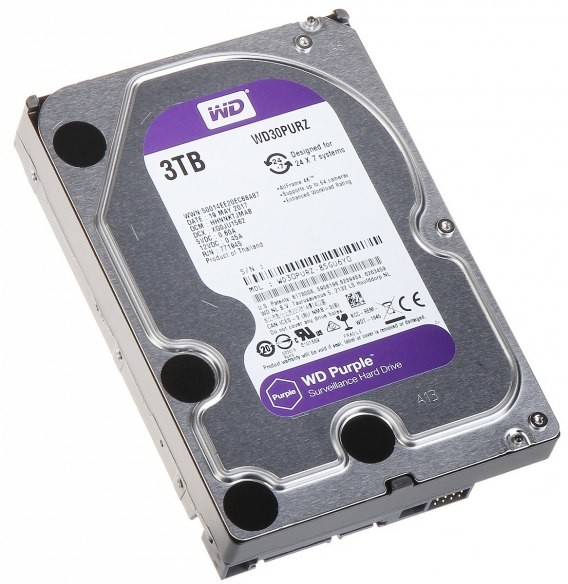 WESTERN DIGITAL DYSK DO REJESTRATORA HDD-WD30PURZ 3TB 24/7 WESTERN DIGITAL HDD-WD30PURZ