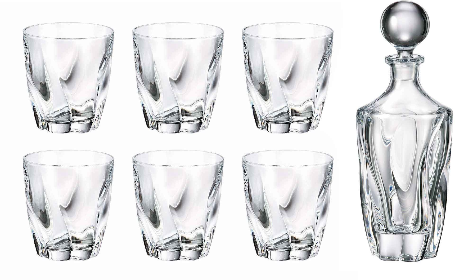Bohemia Crystalite s.r.o BARLEY TWIST WHISKY SET 1+6 2K9/99999/9/99V75/375-7M8 SET 1+6