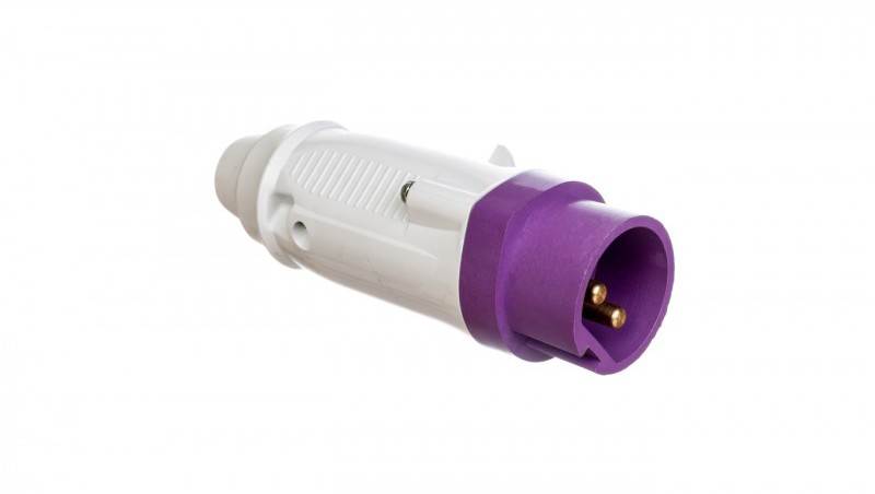 Legrand Wtyczka przenośna 16A 2P 24V AC fioletowa IP44 P17 055221 055221