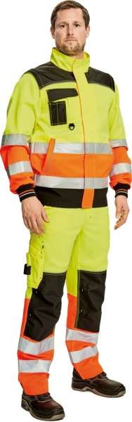 Cerva KNOXFIELD HI-VIS kurtka - męska, pikowana kurtka ze stójką z materiału hi-vis - 2 kolory - 46-64.