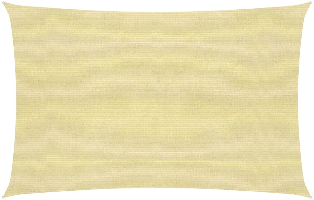 vidaXL Żagiel przeciwsłoneczny, 160 g/m, beżowy, 2,5x3 m, HDPE vidaXL