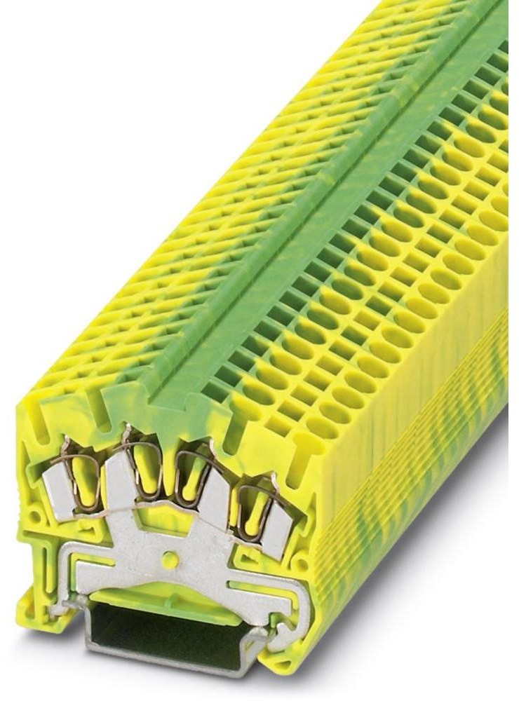 Phoenix Contact Listwy zaciskowe przepustowe STS 2 5-QUATTRO-PE STS 2 5-QUATTRO-PE Phoenix Contact 3031759 zielono-żółty Zawartość 50 szt STS 2 5-QUATTRO-PE