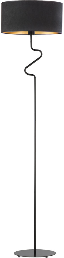 Lysne Lampa podłogowa do salonu w stylu glamour MORONI VELUR 500001V/222