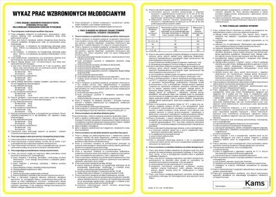 IAH01 Wykaz prac zabronionych młodocianym