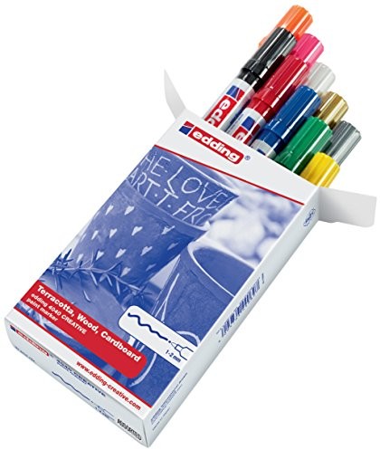 Edding markerów lakier matowy firmy  edding 4040 Creative, 1  2 MM, sortowane 4-4040999