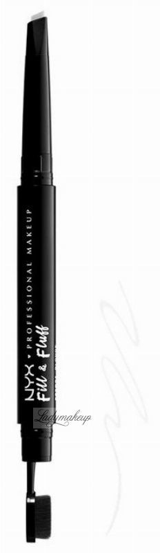 Nyx professional makeup NYX Professional Makeup - Fill & Fluff Eyebrow Pomade Pencil - Pomada w kredce do wypełniania brwi - CLEAR