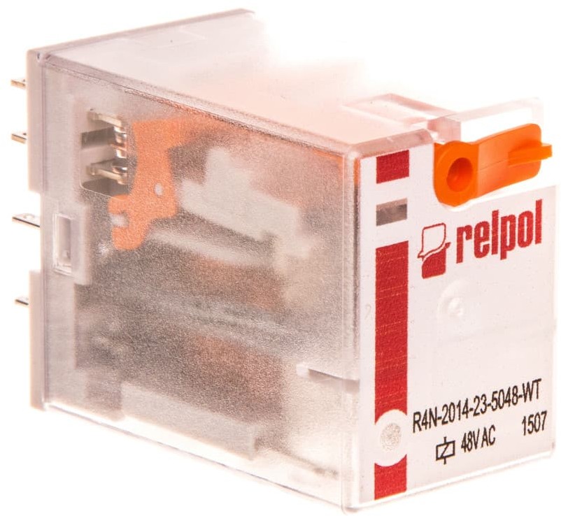 Relpol Przekaźnik przemysłowy 4P 48V AC AgNi R4N-2014-23-5048-WT