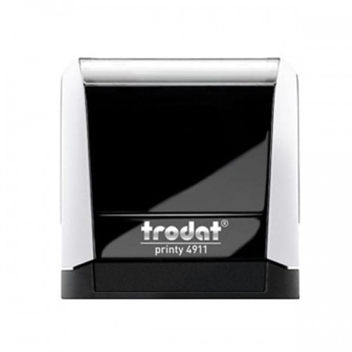Trodat Pieczątka automat 4911 biała - poduszka czarna 38X14mm /TRE_4911BIWCA/ UN267-10