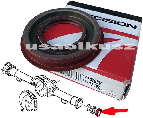 PRECISION Uszczelniacz półosi tylnego koła Chevrolet Astro 2002
