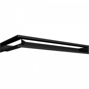 Kratki.pl LUFT narożny prawy czarny 40x80x9 LUFT/NP/9/8040/45S/C