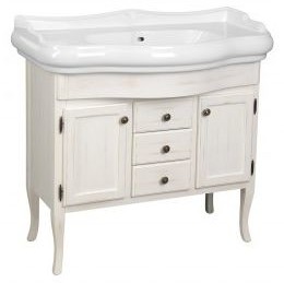 Sapho RETRO szafka umywalkowa 89x80x48cm, starobiała 1621