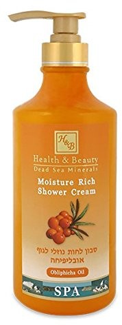Health & Beauty Dead Sea Minerals Moisture Rich Cream  obliphica Oil prysznic (780ml) HEB292