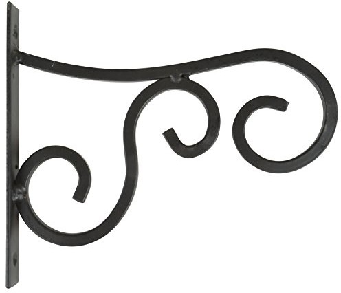 Esschert Design Esschert dzięki specjalnej konstrukcji metalowych haków Hanging baskets, rozmiar S, 2,6 x 21 x 18 cm, dekoracja ogrodowa, zaczep do wieszania BPH74