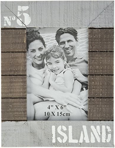 Eurofirany DR/Stone/RAM/02 Photo Frame, MDF, White, 17 x 22 x 2 cm DR/STONE/RAM/02