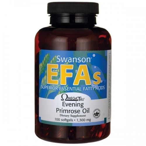 SWANSON Olej z wiesiołka 1300mg - (100 kap)