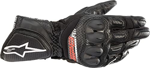 Alpinestars Rękawiczki motocyklowe krótkie rękawice motocyklowe SP-8 V3 AIR sportowe czarne M, uniseks, sportowcy, całoroczne, skóra 3558621
