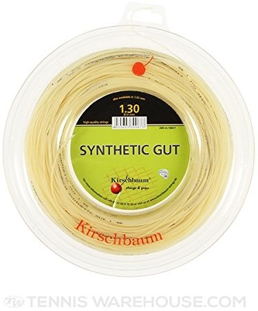 Kirschbaum Reel Synthetic dobrze Tennis String, Natural, 1.30 MM/16-Gauge K2SG130_Naturel
