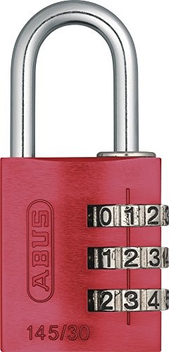 Abus ABUS  145/30 Kłódka 30 MM RED połączenie z aluminiowego 46578  abu1...