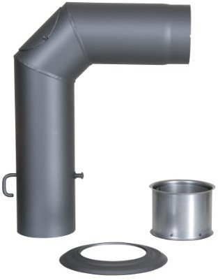 Kamino-Flam Kamino-FLAM 331730 zestaw rur kątowych Senotherm, 120 MM, stalowoszary 331730