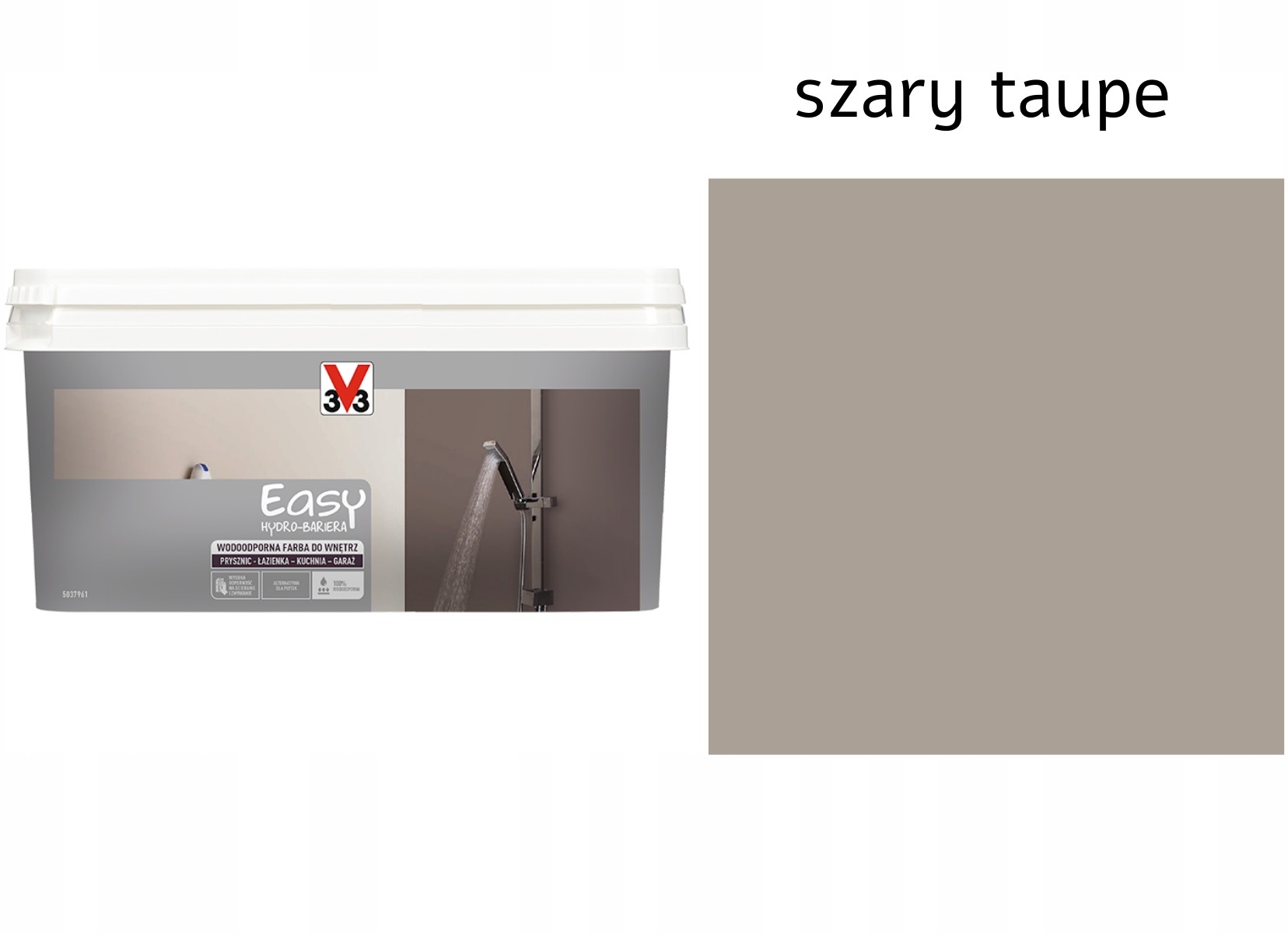 V33 Easy Hydro-Bariera Wodoodporna Szary Taupe 2L
