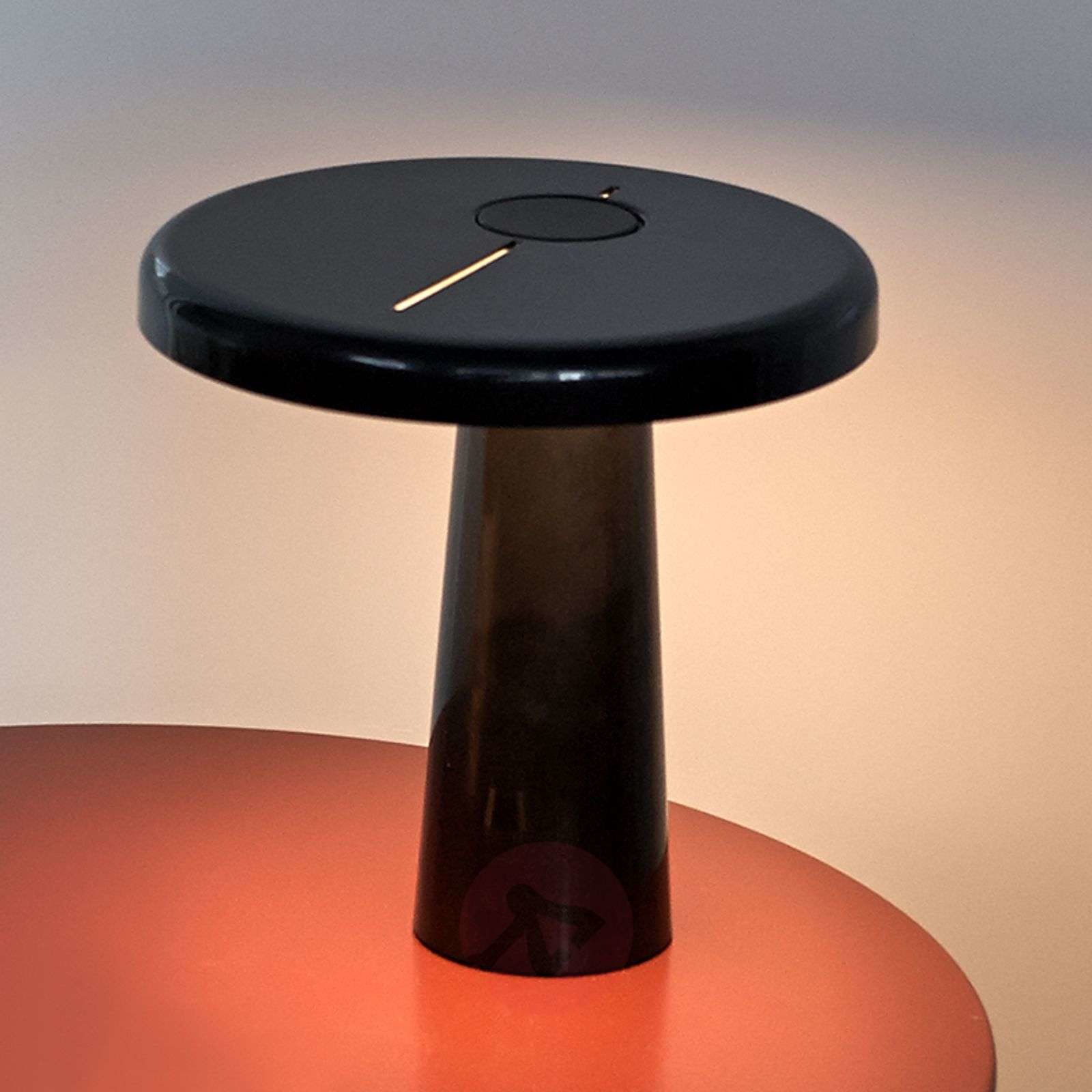 Martinelli Luce Martinelli Luce Hoop - lampa stołowa LED czarna