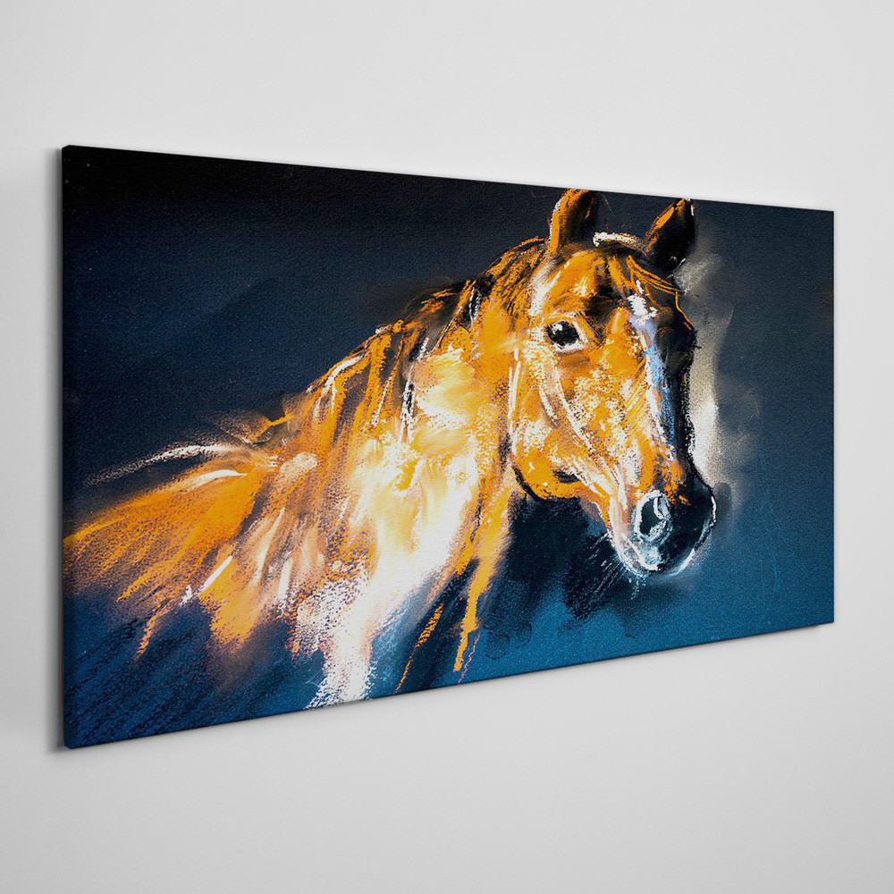 PL Coloray Obraz Canvas Abstrakcja Zwierzę Koń 120x60cm
