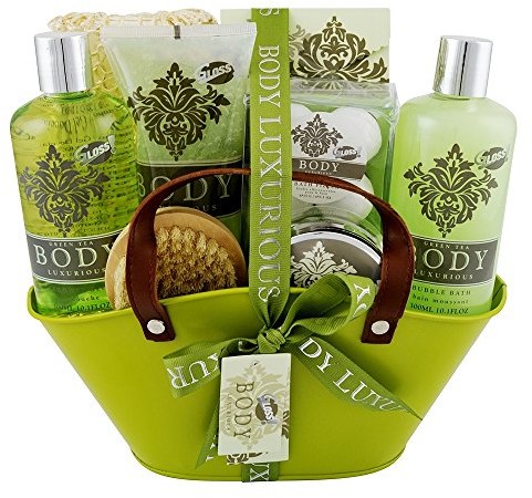 Gloss! Gloss prezent Zestaw-częściowy zestaw do kąpieli, body Luxurious, zielona herbata, 13 sztuki BL16311G