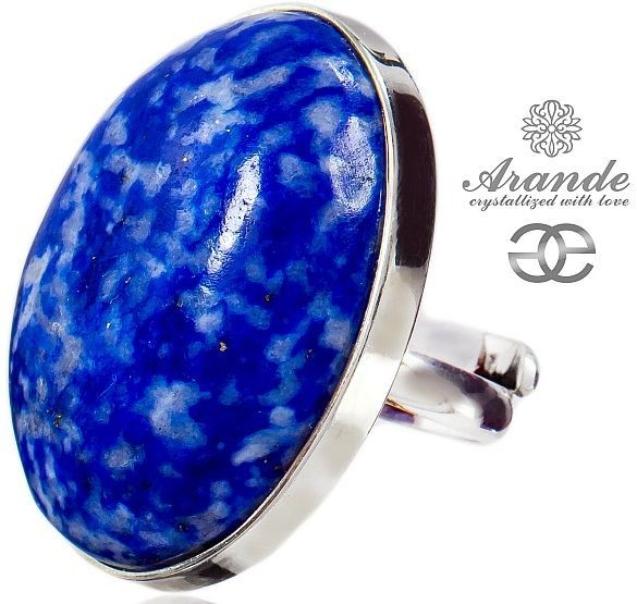 Arande LAPIS LAZULI PRZEPIĘKNY PIERŚCIONEK SREBRO R12-22 700511