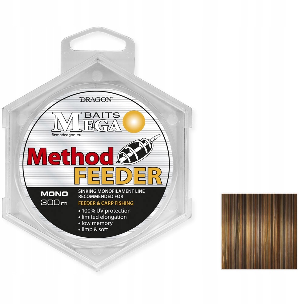 Żyłka Mega Baits Method Feeder tonąca 0.30mm 300 m