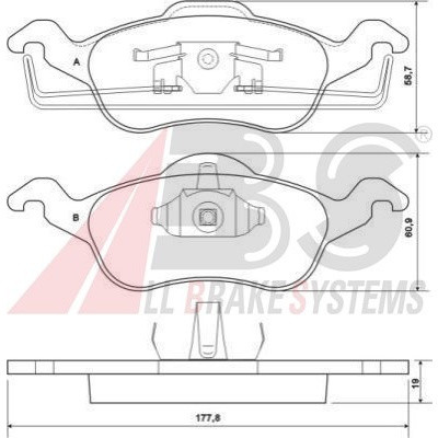 A.B.S. ALL BRAKE SYSTEMS BV.) ALL BRAKE SYSTEMS BV.) 37100 37100