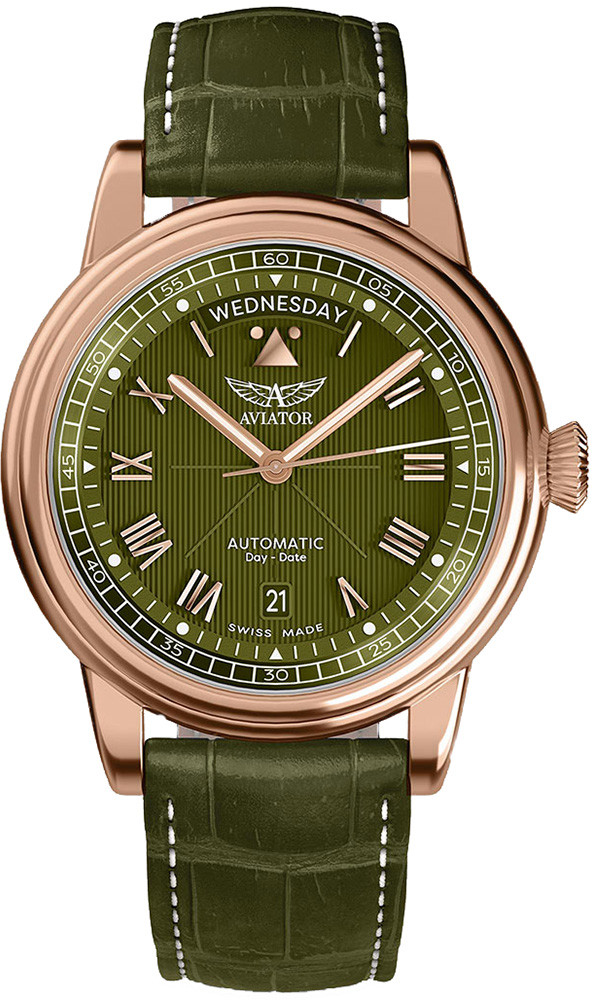 Aviator Zegarek V.3.35.2.279.4 DAY-DATE LIMITED EDITION -