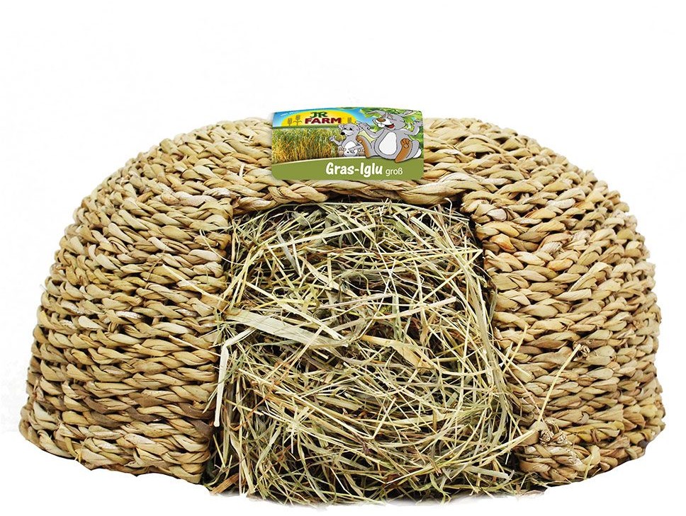 JR Farm igloo z siana dla gryzoni 2 x duże 2 x 650 g