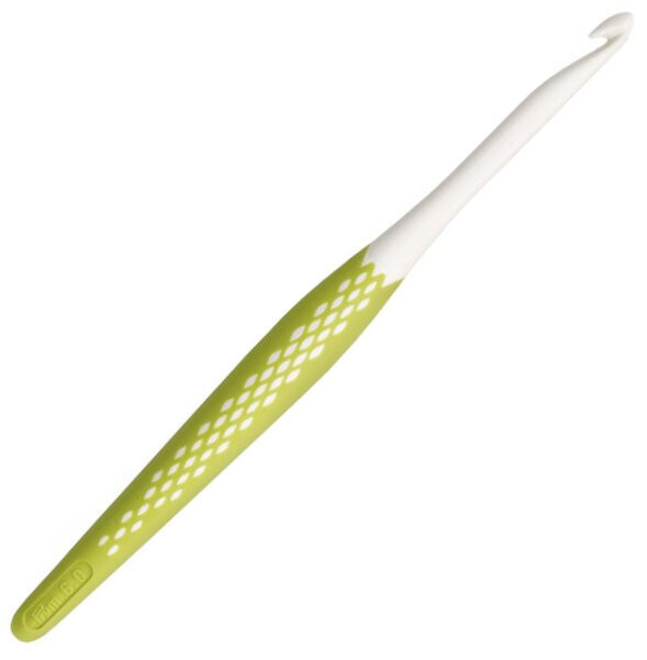 PRYM Crochet Hook For Wool Ergonomics 17cm / 6mm Citrus Green