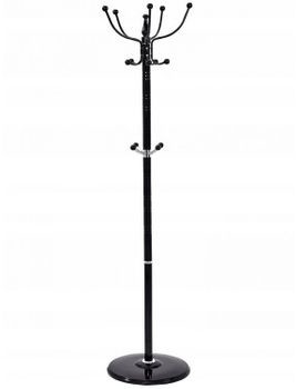 GoodHome Wieszak na ubrania odzież Czarny Goodhome