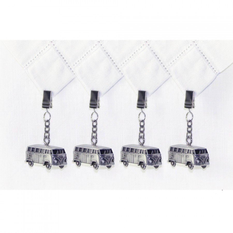 BRISA Zestaw obciążników 5x8x2,3 cm BRISA VW srebrne BR-BUTW01