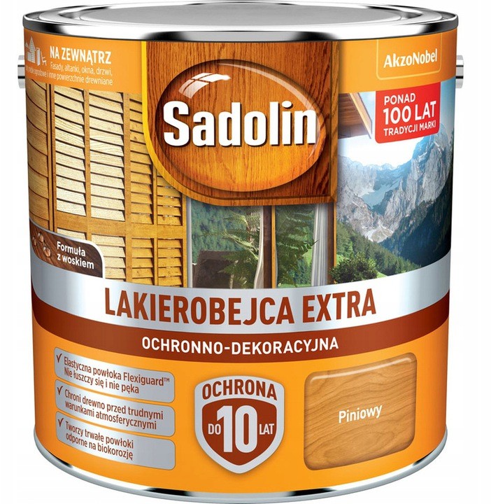 Sadolin Lakierobejca Do Drewna Extra Piniowy 2,5L