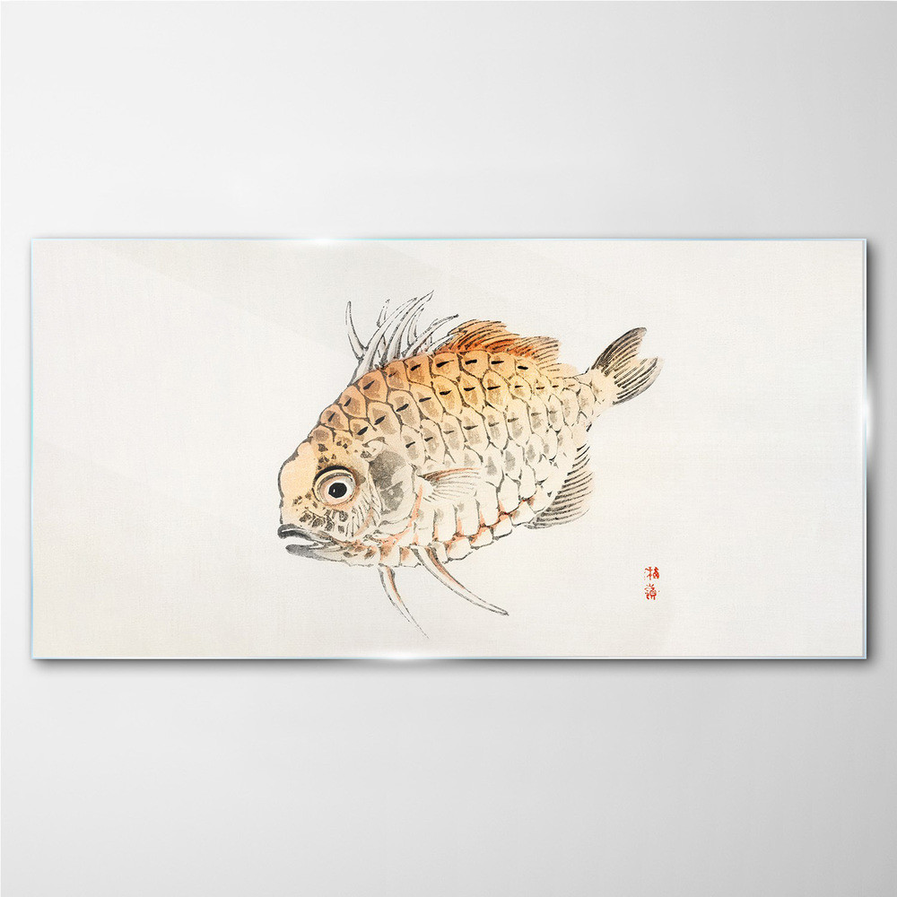 PL Coloray Obraz na Szkle Zwierzęta Ryby 100x50cm